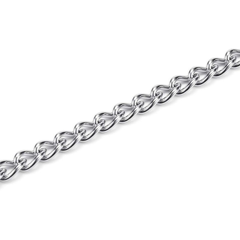 Mogoko Stainless Steel Dog Choke Chain Collar, Puppy Metal P Chain Slip Collar Pet Training Walking Choker(2.0mm;14.0 Inch) - Image 4